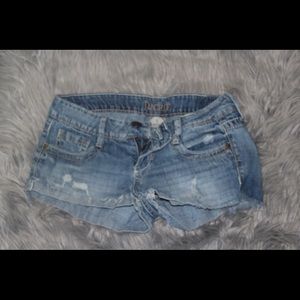 Denim shorts